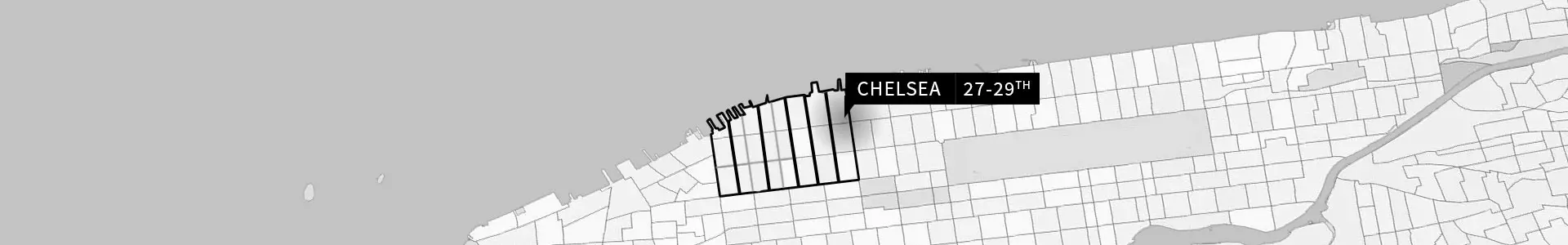 Chelsea, 27-29th Street map